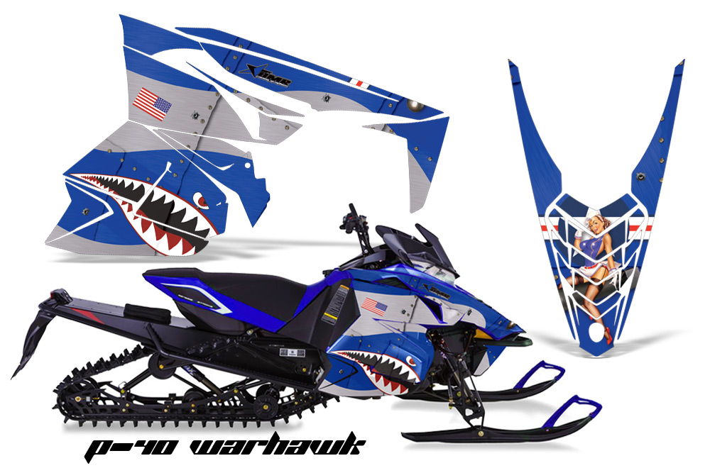 Yamaha Viper 2014 Graphics Kit Wrap P40 Warhawk U